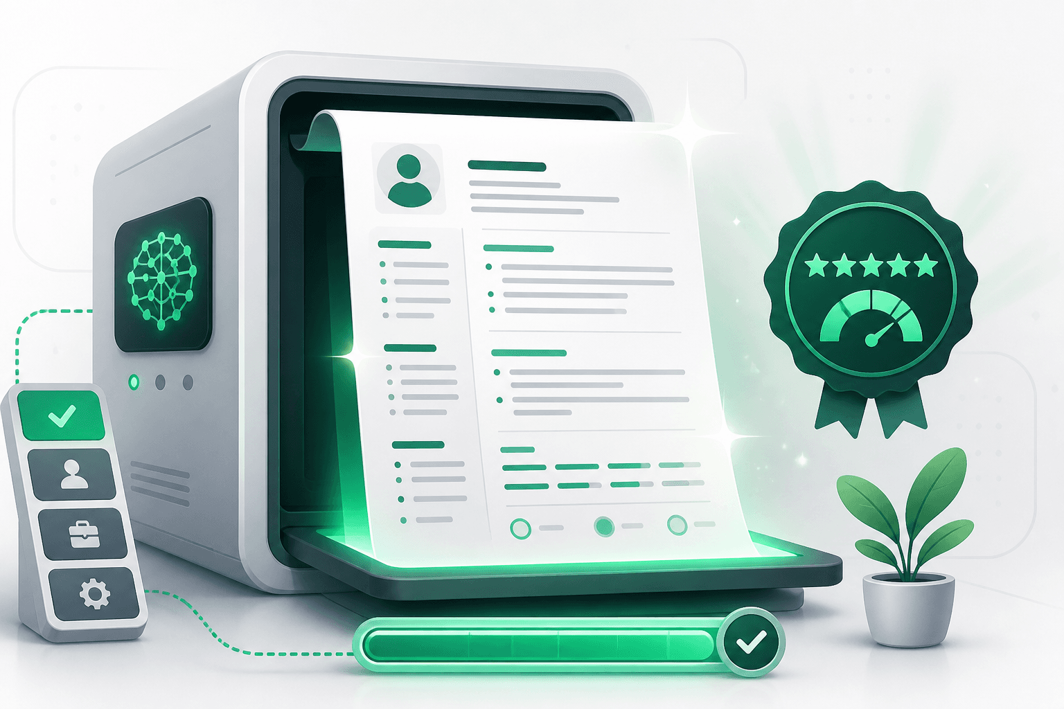 Polished ATS-ready CV generated by the pipeline
